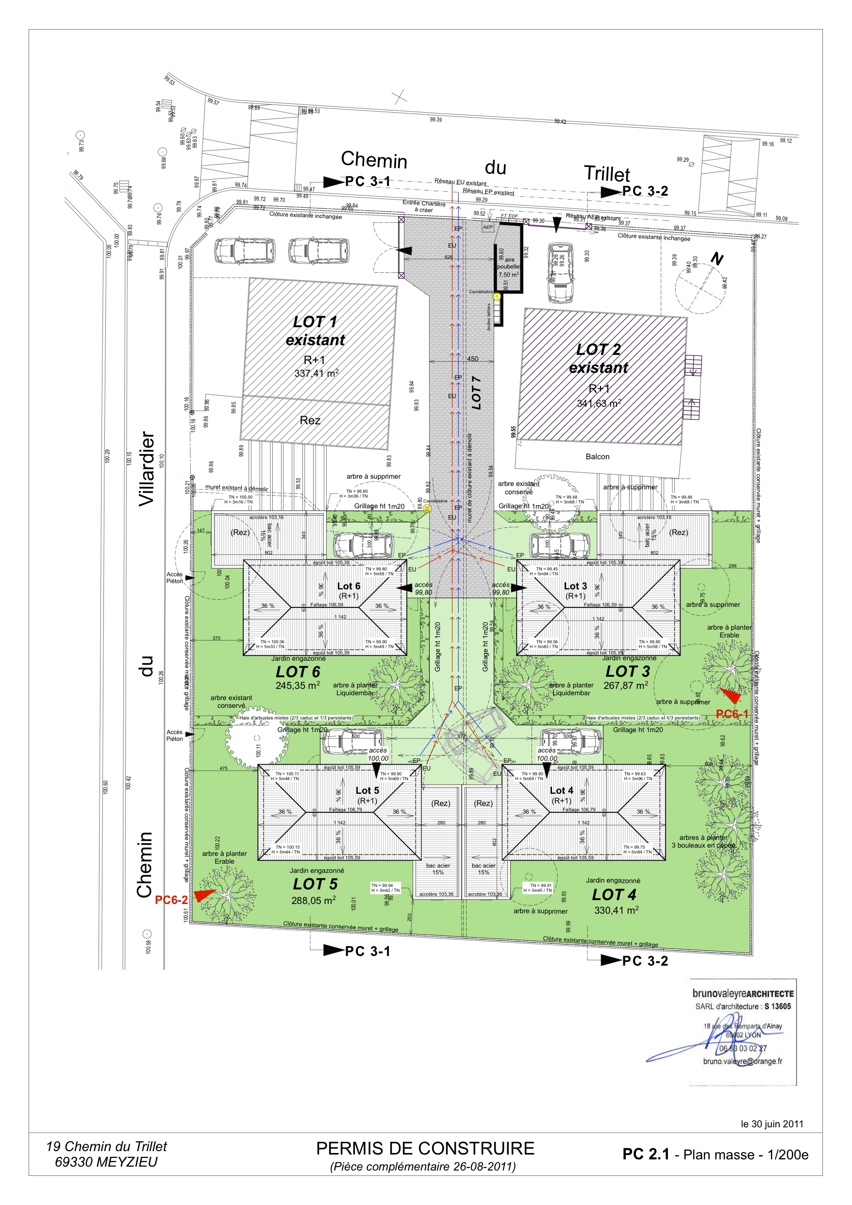 LOTISSEMENT MEYZIEU - TERRAIN A BATIR MEYZIEU - MAISON NEUVE A MEYZIEU - LE QUATUOR